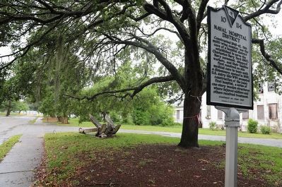 Naval Hospital District Marker image. Click for full size.