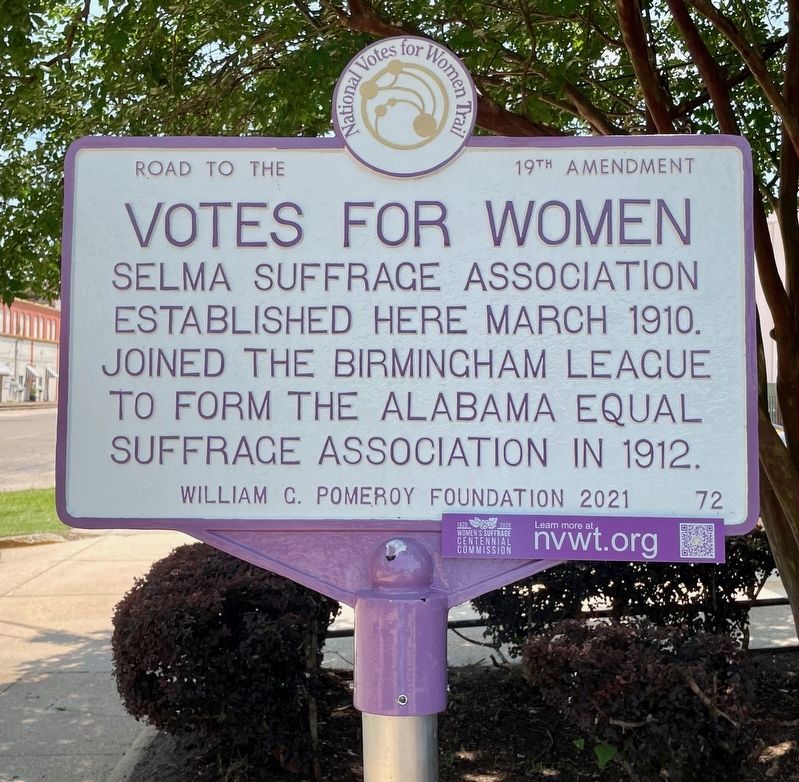 Votes for Women Marker image. Click for more information.