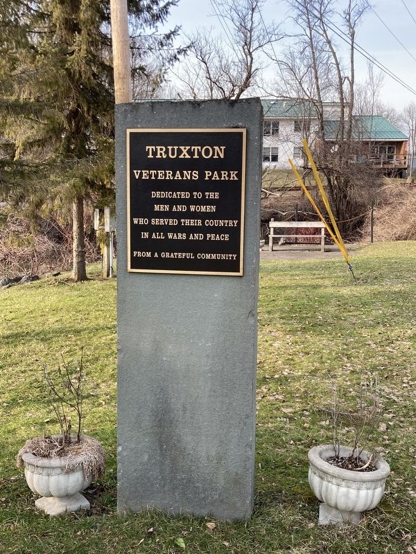 Truxton Veterans Park Marker image. Click for full size.