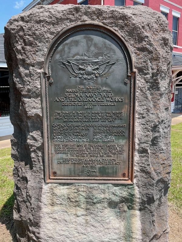 Selma Navy Yard and Ordnance Works Marker image. Click for full size.