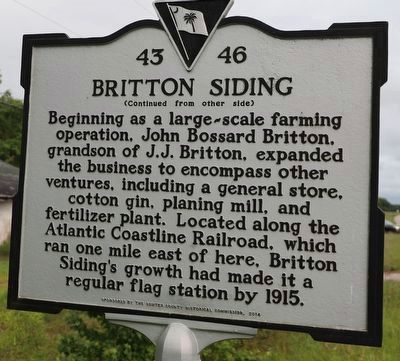 Britton Siding (side 2). Click for full size. Britton Siding (side 2) image. Click for full size.