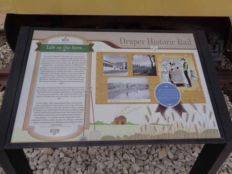 Life on the farm� Marker image. Click for full size.
