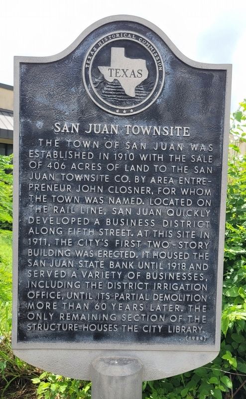 San Juan Townsite Marker image. Click for full size.