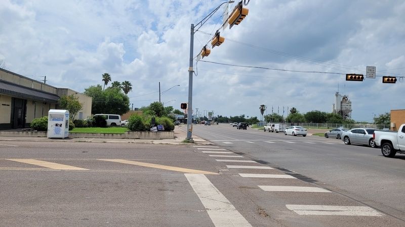 The view of the San Juan Townsite Marker from across the street. Click for full size. The view of the San Juan Townsite Marker from across the street image. Click for full size.