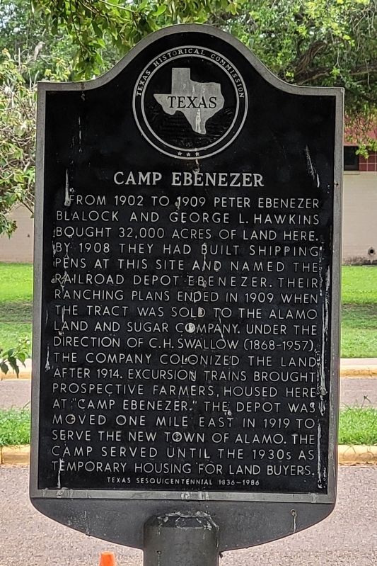 Camp Ebenezer Marker image. Click for full size.