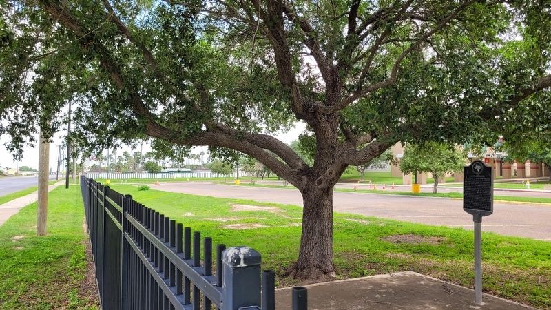 The view of the Camp Ebenezer Marker from the street. Click for full size. The view of the Camp Ebenezer Marker from the street image. Click for full size.