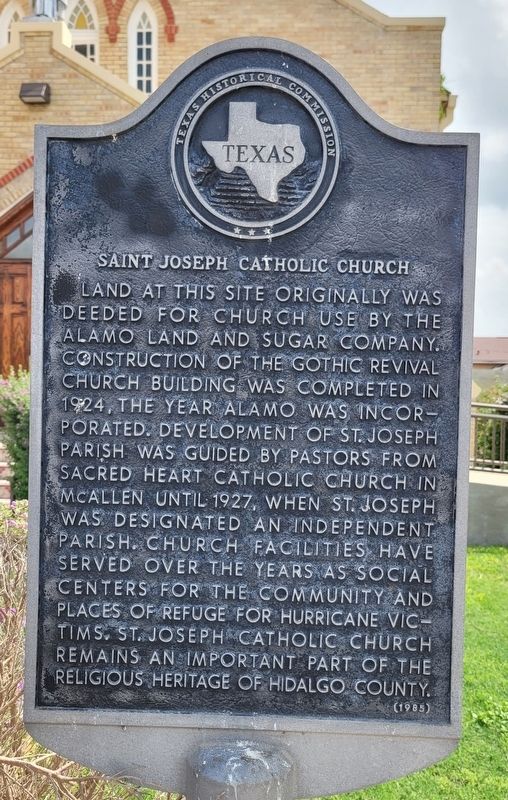 Saint Joseph Catholic Church Marker image. Click for full size.