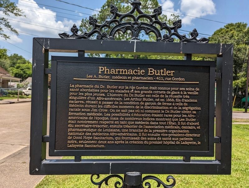 Butler's Drug Store / Pharmacie Butler Marker image. Click for full size.