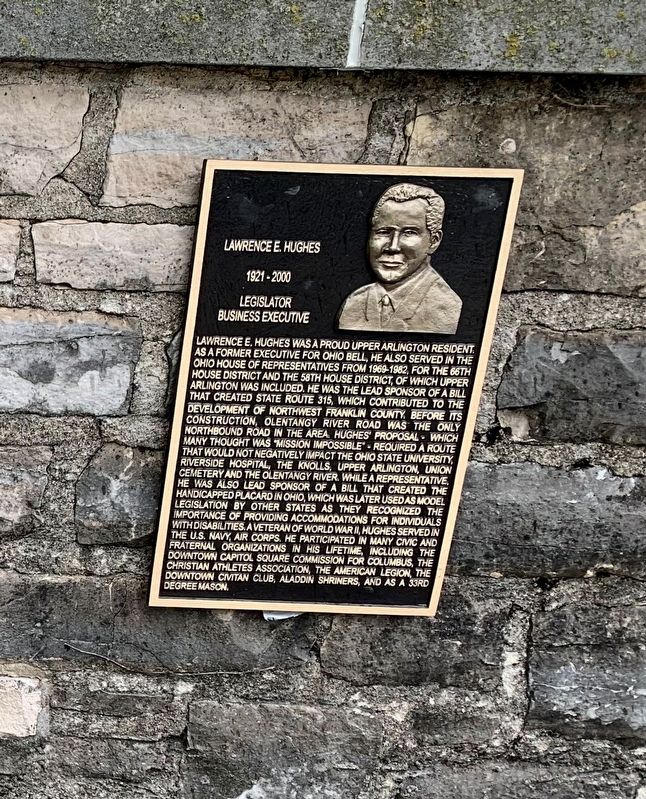 Lawrence E. Hughes Marker image. Click for full size.