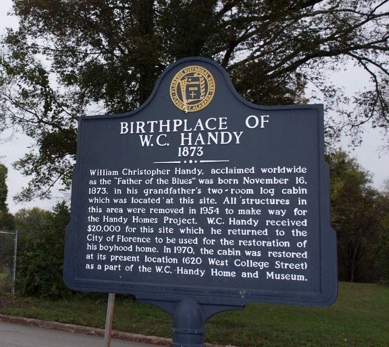 Birthplace of W.C. Handy Marker image. Click for full size.