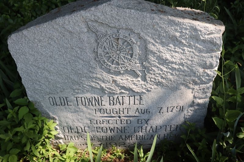 Olde Towne Battle Marker image. Click for full size.