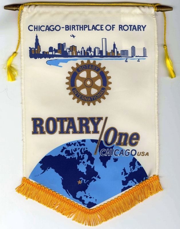Rotary Club of Chicago, Illinois Banner image. Click for full size.