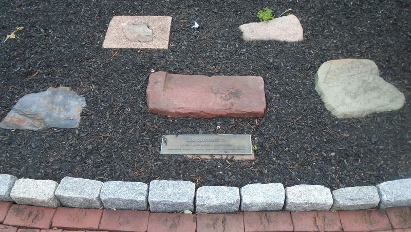 Independence Garden Massachusetts Marker and Stones image. Click for full size.