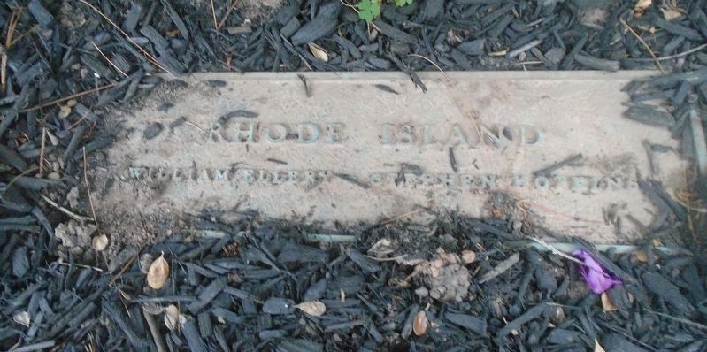 Independence Garden Rhode Island Signers Marker image. Click for full size.