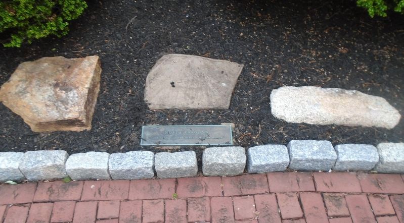 Independence Garden North Carolina Marker and Stones image. Click for full size.