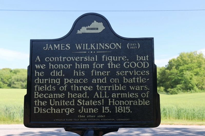 James Wilkinson (1757-1825) side of the marker image. Click for full size.