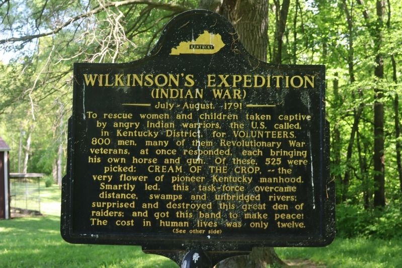 Wilkinson's Expedition Marker image. Click for full size.