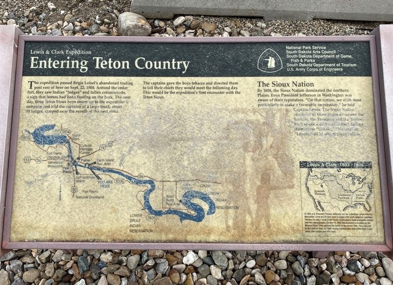 Entering Teton Country Marker image. Click for full size.