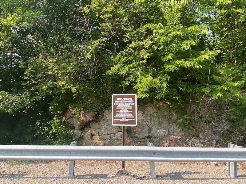 Camp Jim Davis Epperson Springs Marker image. Click for full size.