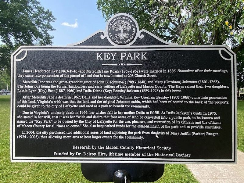 Key Park Marker image. Click for full size.