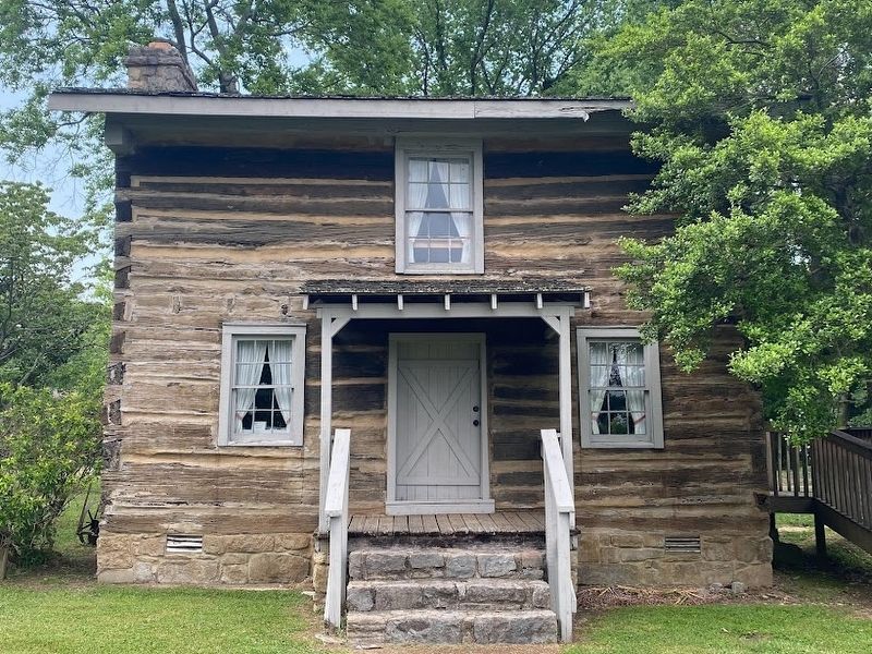 Front of Johnston cabin image. Click for full size.