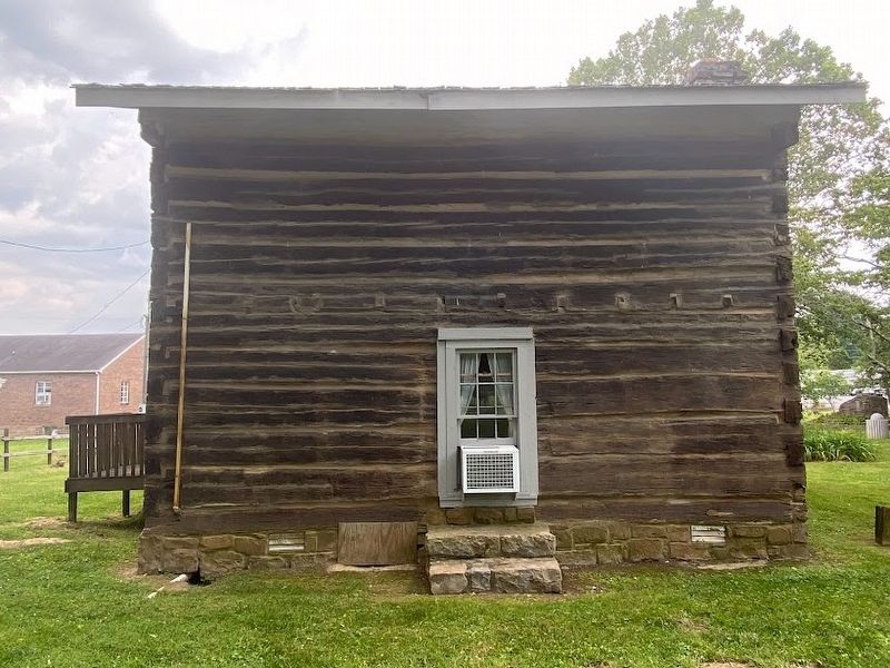 Rear of Johnston cabin image. Click for full size.