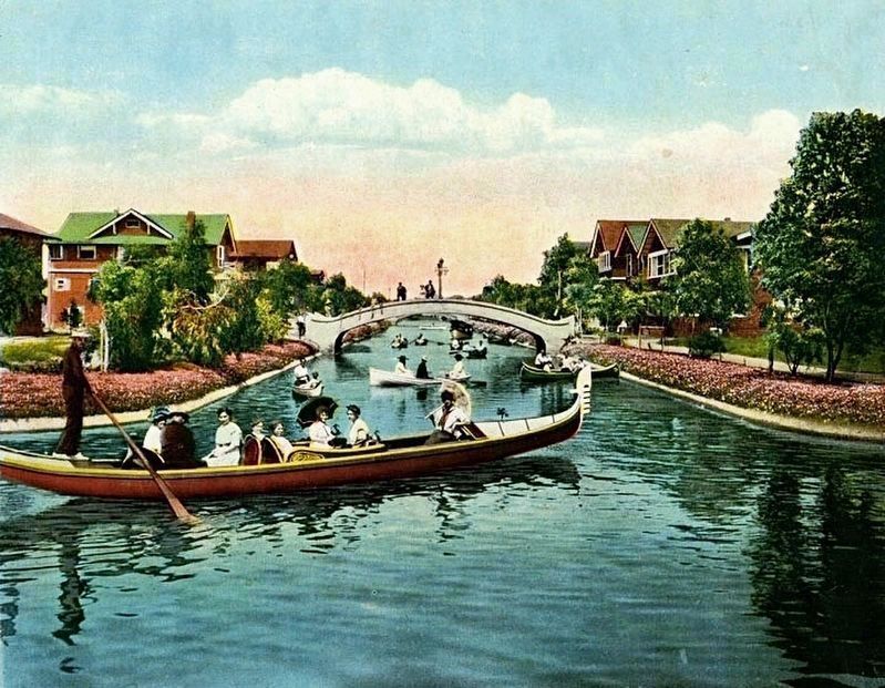 Venice-of-America Postcard, 1909 image. Click for full size.