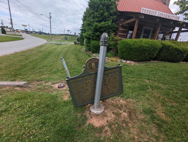 Birthplace of T.O. Chisholm Marker image. Click for full size.