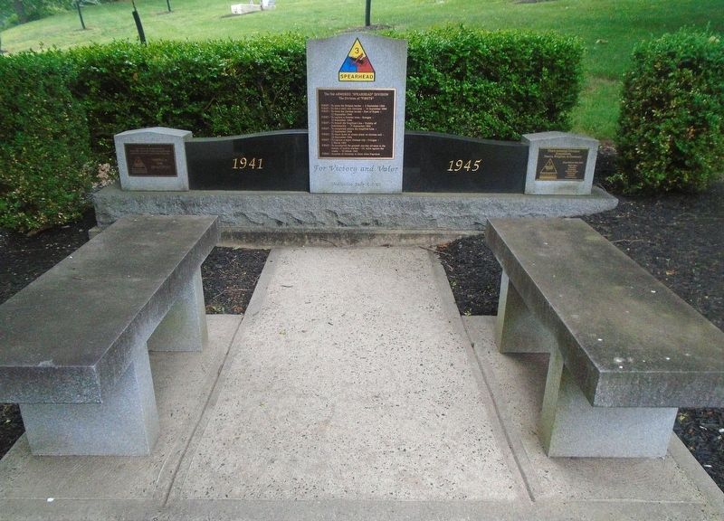 The 3rd Armored "Spearhead" Division Memorial image. Click for full size.