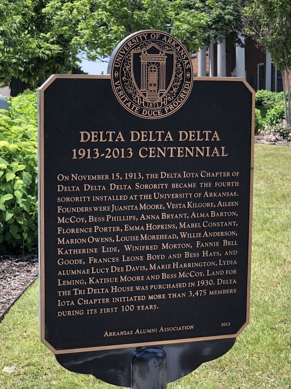 Delta Delta Delta 1913-2013 Centennial Marker image. Click for full size.
