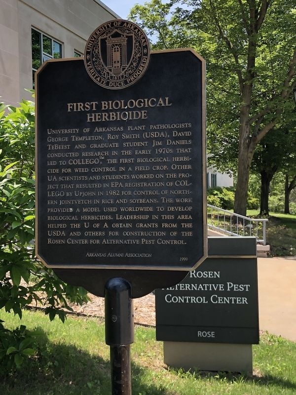 First Biological Herbicide Marker. Click for full size. First Biological Herbicide Marker image. Click for full size.