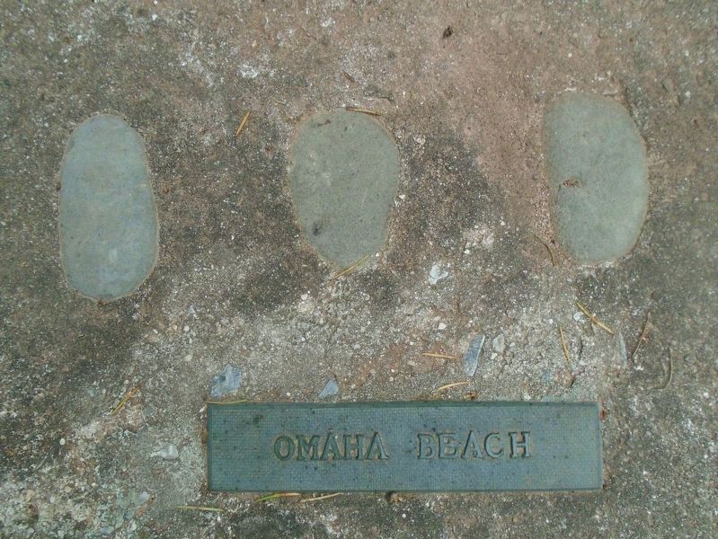 2d Armored Division Altar of Battles Stones from Omaha Beach image. Click for full size.