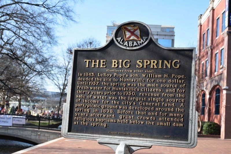 The Big Spring Marker side 2. Click for full size. The Big Spring Marker side 2 image. Click for full size.