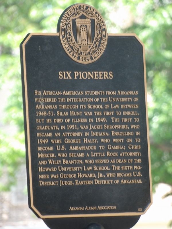 Six Pioneers Marker image. Click for full size.