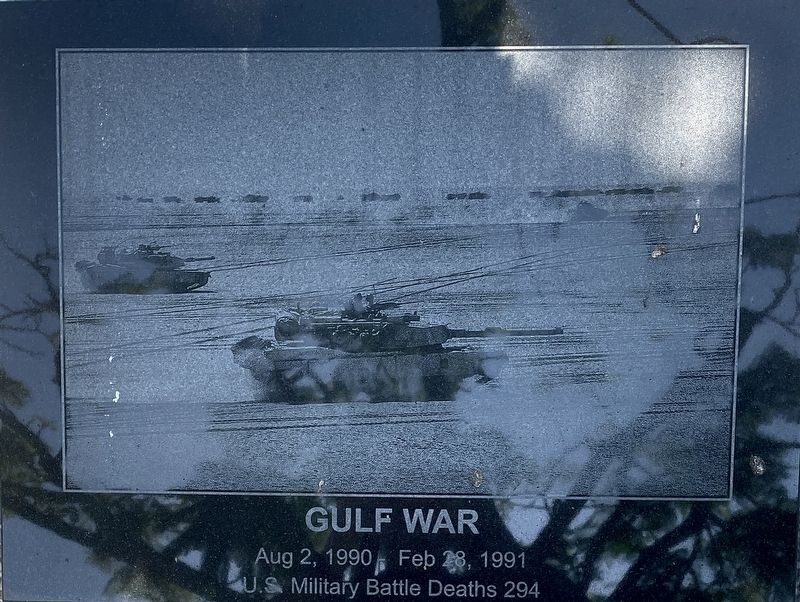 Gulf War Marker image. Click for full size.