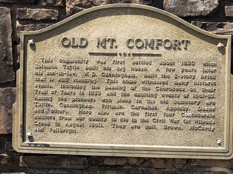 Old Mt. Comfort Marker image. Click for full size.
