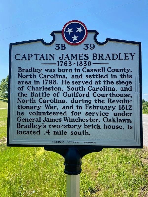 Captain James Bradley Marker image. Click for full size.