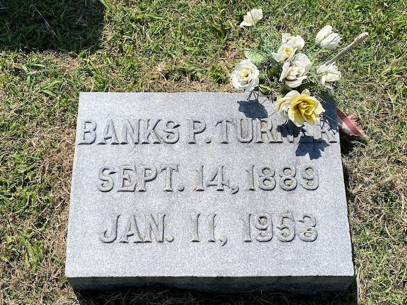 Banks P. Turner headstone image. Click for full size.