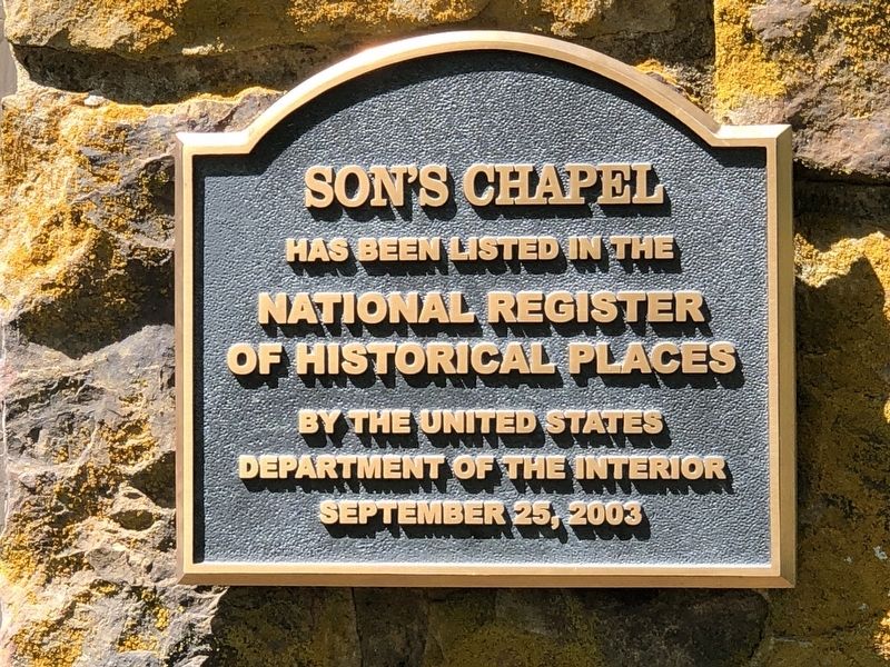 Son's Chapel Marker image. Click for full size.