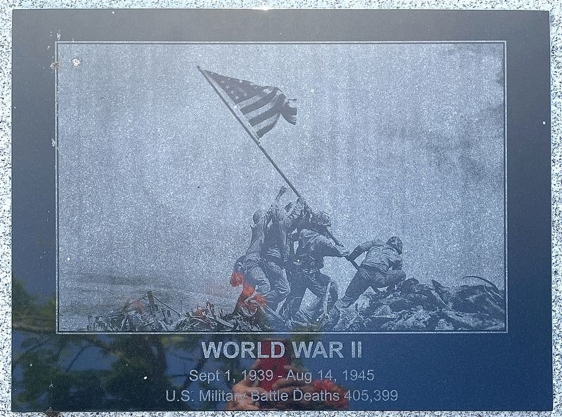 World War II Marker image. Click for full size.
