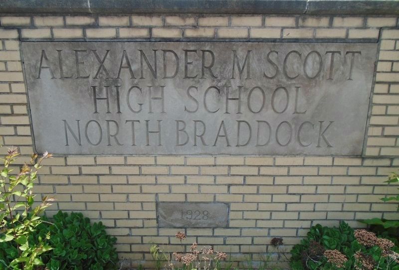 Alexander M. Scott High School Name/Date Stones image. Click for full size.