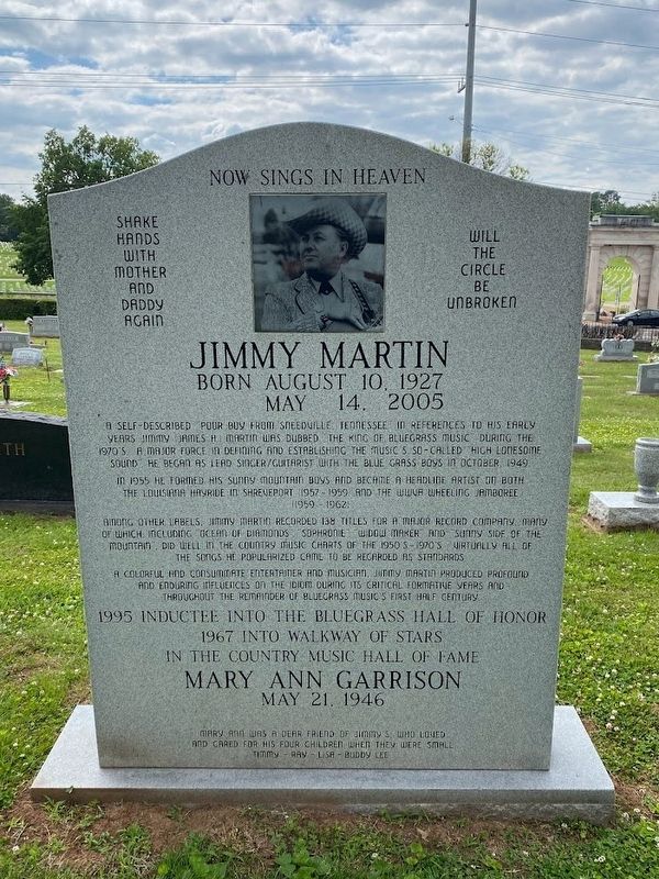 Jimmy Martin Marker image. Click for full size.