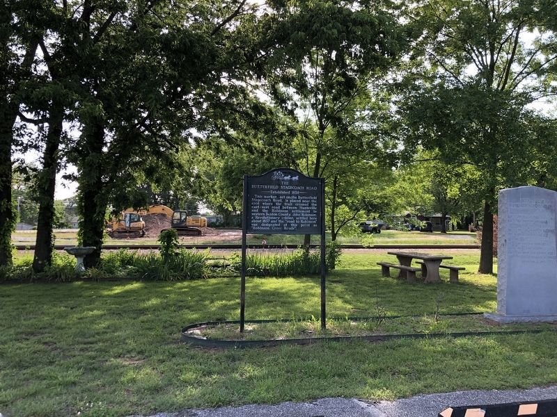 The Butterfield Stagecoach Road Marker image. Click for full size.