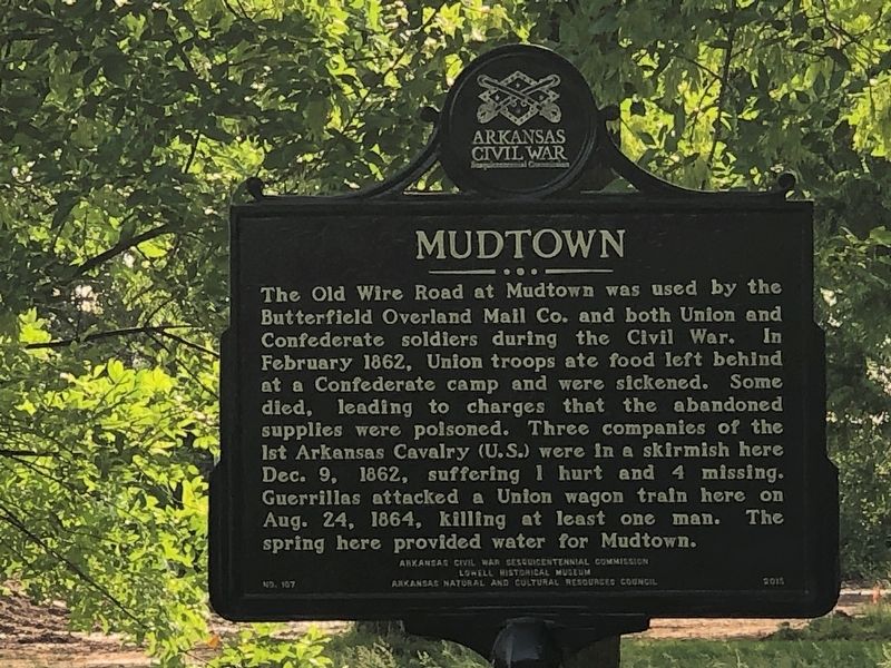 Mudtown Marker image. Click for full size.