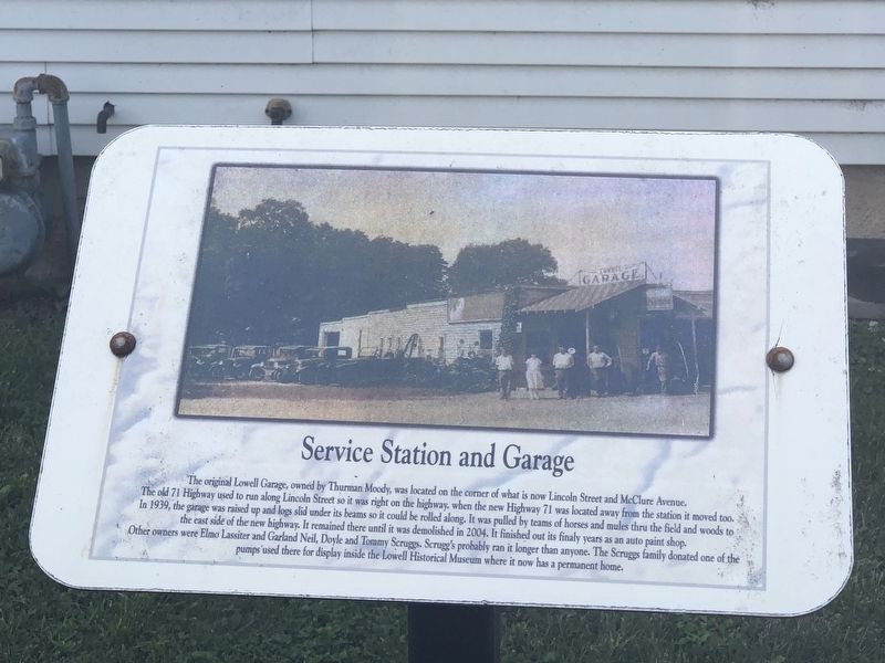 Service Station and Garage Marker image. Click for full size.