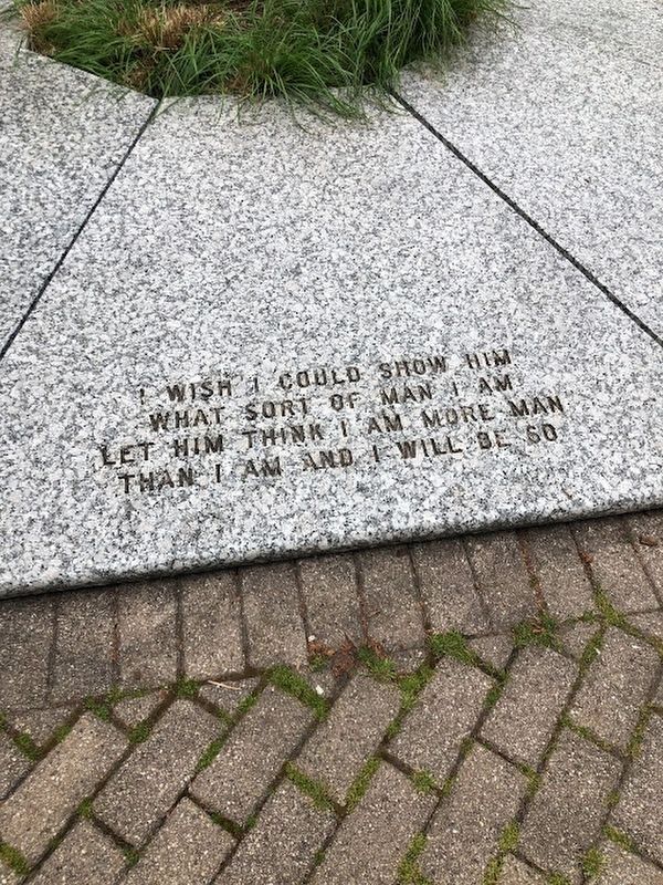 Ernest Hemingway Remembrance Garden: Quote 1 image. Click for full size.