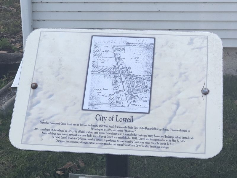 City of Lowell Marker image. Click for full size.