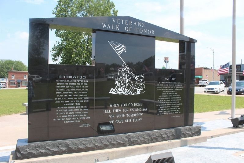 Veterans Walk of Honor Memorial image. Click for full size.