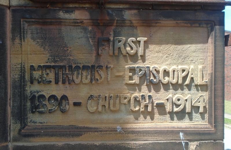 Wilmerding Preservation Society, former First UM Church Cornerstone image. Click for full size.
