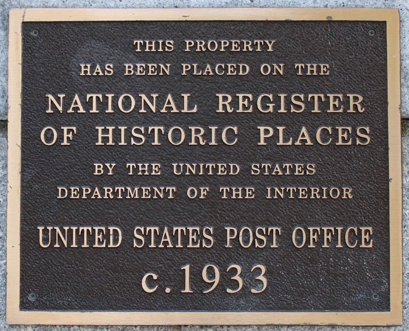 United States Post Office Marker Two image. Click for full size.